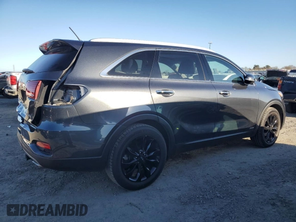2020 Kia Sorento EX with VIN 5XYPHDA50LG708630, listed as a Copart auction lot 46624025 with 47,993 mi miles and Salvage Title. Bid and sale history available at DreamBid. Image 3.