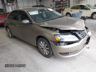 2015 Volkswagen Passat Wolfsburg Edition with VIN 1VWAT7A38FC013595, listed as a IAAI auction lot 42225146 with 129,708 mi miles and . Bid and sale history available at DreamBid. Image 1.
