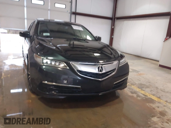 2015 Acura TLX Tech with VIN 19UUB1F5XFA003321, listed as a IAAI auction lot 41703980 with 102,227 mi miles. Bid and sale history available at carsss.com. Image 12.