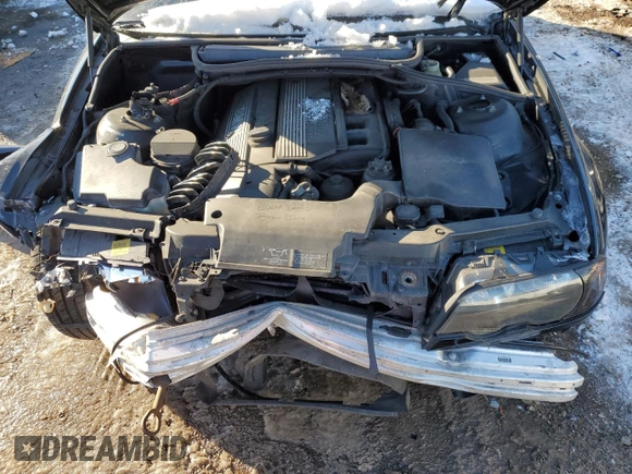 2002 BMW 3 Series 325Ci with VIN WBABS33432JY42568, listed as a Copart auction lot 46232065 with 91,310 mi miles and Salvage Title. Bid and sale history available at carsss.com. Image 11.