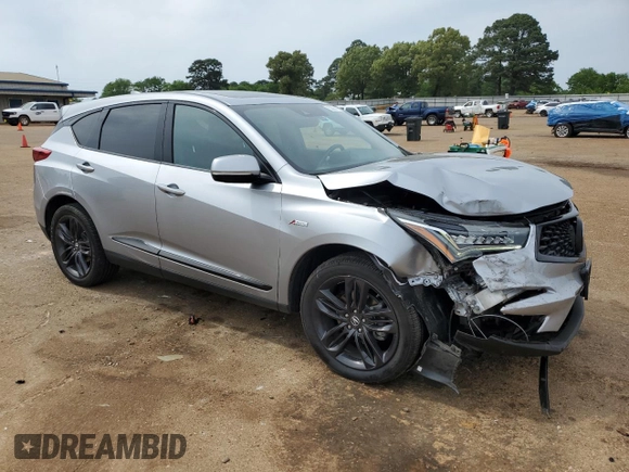 2020 Acura RDX w/A-Spec Pkg with VIN 5J8TC2H61LL022814, listed as a Copart auction lot 53683175 with 98,801 mi miles and Salvage Title. Bid and sale history available at carsss.com. Image 4.