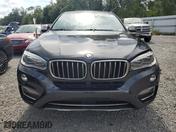 2015 BMW X6 sDrive35i with VIN 5UXKU0C58F0F92052, listed as a Copart auction lot 68066104 with 92,058 mi miles and Salvage Title. Bid and sale history available at carsss.com. Image 5.