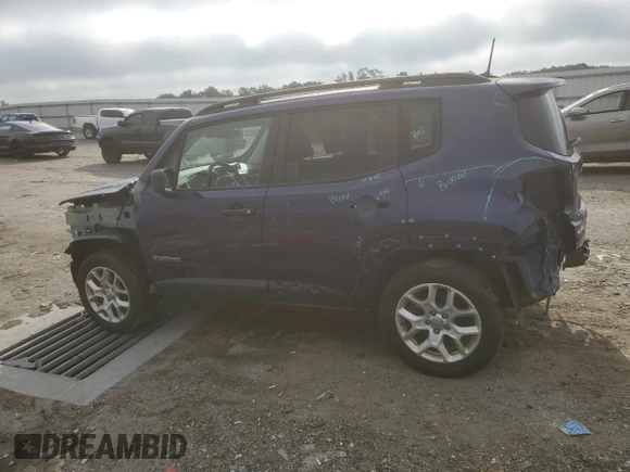 2018 Jeep Renegade Sport with VIN ZACCJBAB8JPJ42563, listed as a Copart auction lot 64049415 with 71,856 mi miles and Salvage title. Bid and sale history available at DreamBid. Image 2.
