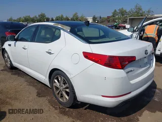2013 Kia Optima EX with VIN 5XXGN4A74DG258769, listed as a IAAI auction lot 42598047 with 165,605 mi miles and . Bid and sale history available at DreamBid. Image 3.