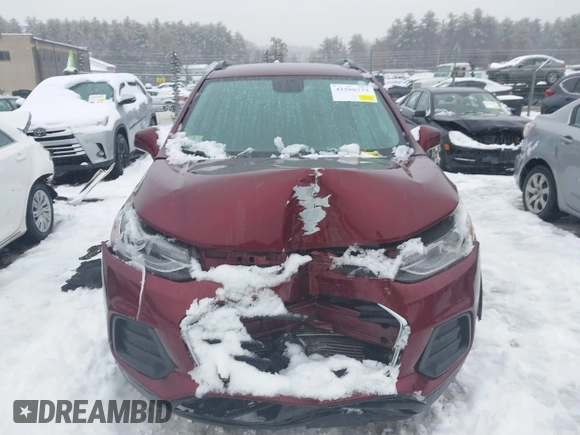 2017 Chevrolet Trax LT with VIN 3GNCJPSB1HL205687, listed as a IAAI auction lot 41566773 with 1 mi miles. Bid and sale history available at carsss.com. Image 12.