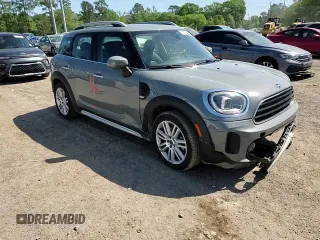 2022 MINI Countryman Oxford Edition with VIN WMZ23BR02N3N61756, listed as a Copart auction lot 52310665 with 85,638 mi miles and Salvage Title. Bid and sale history available at DreamBid. Image 12.