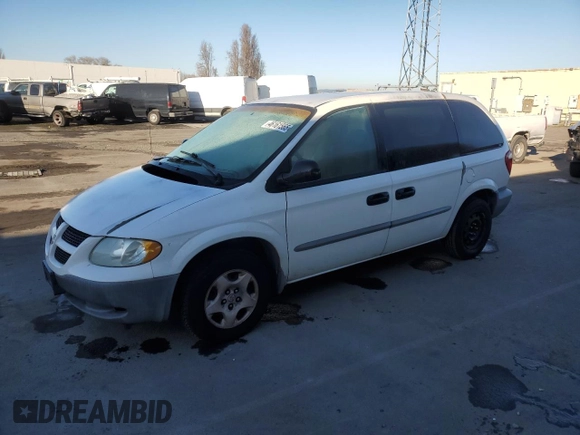 2001 Dodge Caravan SE z VIN 1B4GP25391B176668, wystawiony jako Copart lot #46161565 z przebiegiem 65 790 mil mil oraz Czysty tytuł • Clean title. Historia ofert i sprzedaży dostępna na DreamBid. Obrazek 1.