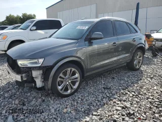 2018 Audi Q3 Premium with VIN WA1BCCFS4JR019085, listed as a Copart auction lot 57676375 with 94,743 mi miles and Salvage title. Bid and sale history available at DreamBid. Image 1.