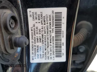 2018 Honda Civic Si with VIN 2HGFC1E51JH709059, listed as a Copart auction lot 52453615 with 90,917 mi miles and Salvage Title. Bid and sale history available at DreamBid. Image 12.