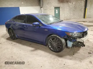 2019 Acura TLX w/Advance Pkg with VIN 19UUB3F82KA801294, listed as a Copart auction lot 89244275 with 118,541 mi miles and Salvage Title. Bid and sale history available at carsss.com. Image 4.