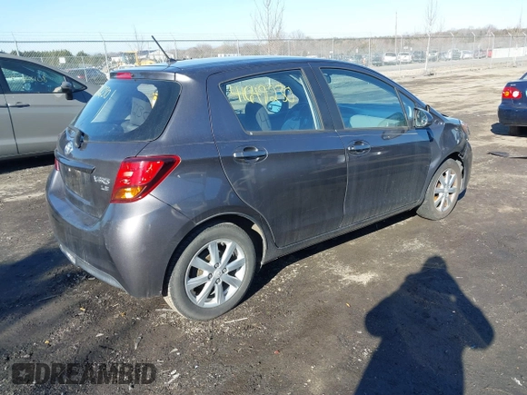 2015 Toyota Yaris L with VIN VNKKTUD3XFA029589, listed as a IAAI auction lot 41649230 with 31,413 mi miles. Bid and sale history available at carsss.com. Image 4.