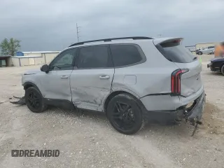 2024 Kia Telluride SX X-Line z VIN 5XYP5DGC2RG425587, wystawiony jako Copart lot #51669275 z przebiegiem 22 560 mil mil oraz Szkody całkowita. Historia ofert i sprzedaży dostępna na DreamBid. Obrazek 2.
