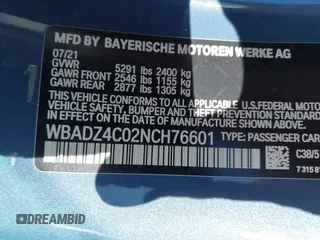 2022 BMW 8 Series 840i with VIN WBADZ4C02NCH76601, listed as a IAAI auction lot 41828172 with 23,168 mi miles. Bid and sale history available at carsss.com. Image 9.