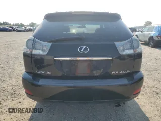 2006 Lexus RX 400h with VIN JTJHW31UX60001795, listed as a Copart auction lot 64407255 with 163,818 mi miles and Salvage title. Bid and sale history available at DreamBid. Image 6.