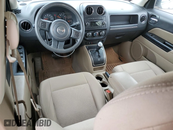2012 Jeep Patriot Sport with VIN 1C4NJPBB3CD615181, listed as a Copart auction lot 54135685 with 154,174 mi miles and Salvage Title. Bid and sale history available at DreamBid. Image 8.