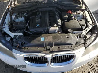 2010 BMW 5 Series 528i with VIN WBANU5C56AC366010, listed as a Copart auction lot 50229075 with 125,766 mi miles and Salvage Title. Bid and sale history available at DreamBid. Image 11.