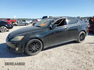 2008 Lexus IS 250 with VIN JTHBK262482068517, listed as a Copart auction lot 46473535 with 200,763 mi miles and Salvage Title. Bid and sale history available at carsss.com. Image 1.