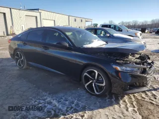 2022 Honda Accord Sedan Sport SE with VIN 1HGCV1F4XNA044816, listed as a Copart auction lot 88317935 with 44,106 mi miles and Salvage Title. Bid and sale history available at carsss.com. Image 4.