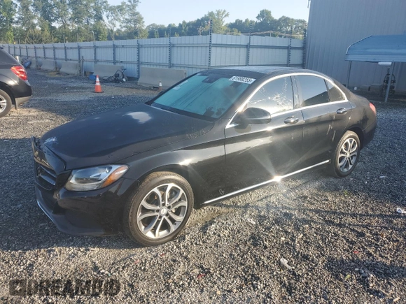 2017 Mercedes-Benz C 300 with VIN 55SWF4KB7HU210587, listed as a Copart auction lot 61988255 with 147,206 mi miles and Clean title. Bid and sale history available at DreamBid. Image 1.