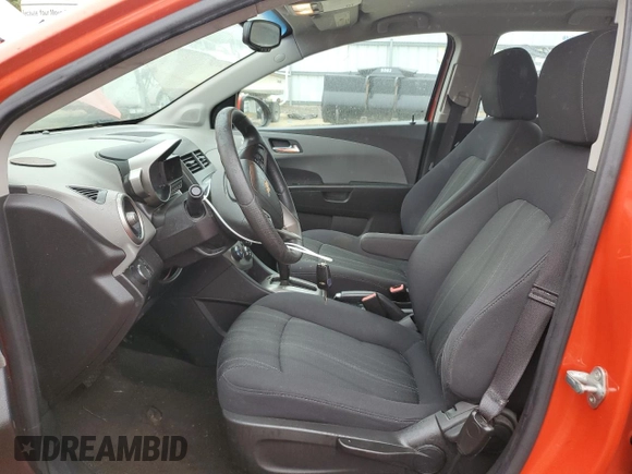 2012 Chevrolet Sonic LT with VIN 1G1JC6SBXC4200709, listed as a Copart auction lot 59656395 with 85,289 mi miles and Clean title. Bid and sale history available at DreamBid. Image 7.