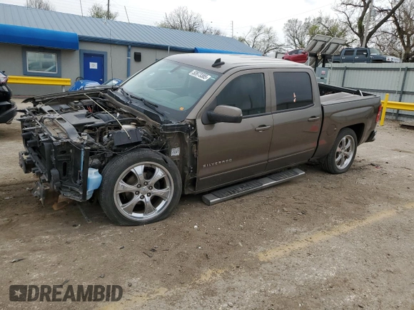 2015 Chevrolet Silverado 1500 LT with VIN 3GCPCREC3FG376385, listed as a Copart auction lot 50973385 with 148,545 mi miles and Salvage Title. Bid and sale history available at DreamBid. Image 1.