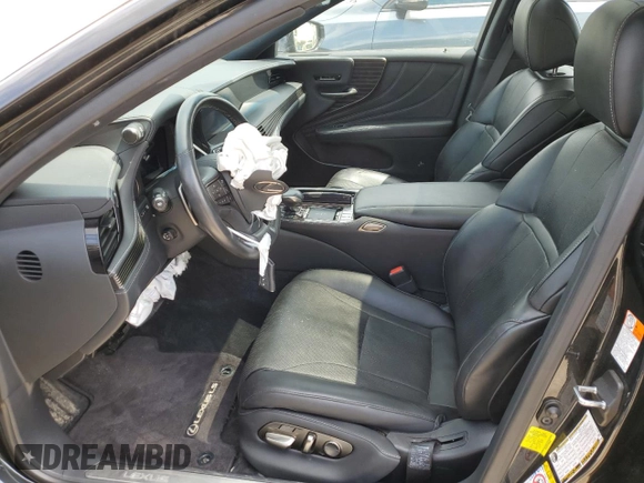 2019 Lexus LS 500 z VIN JTHC51FF2K5006080, wystawiony jako Copart lot #63768924 z przebiegiem 21 085 mil mil oraz Czysty tytuł • Clean title. Historia ofert i sprzedaży dostępna na DreamBid. Obrazek 7.