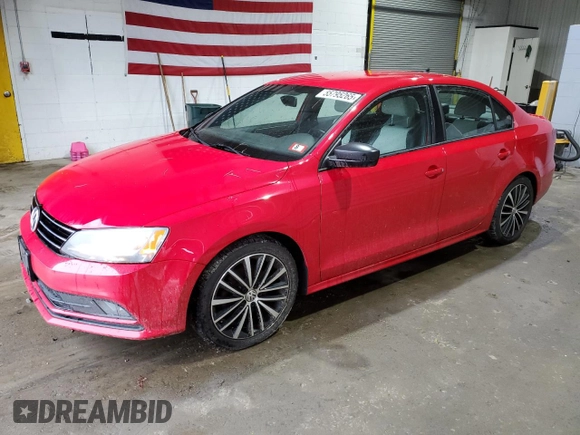 2016 Volkswagen Jetta Sport with VIN 3VWD17AJXGM269545, listed as a Copart auction lot 55795265 with 166,573 mi miles and Salvage title. Bid and sale history available at DreamBid. Image 1.