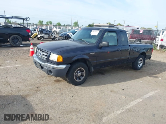 2002 Ford Ranger XLT Appearance with VIN 1FTYR44E72PB39512, listed as a IAAI auction lot 42057307 with 205,672 mi miles. Bid and sale history available at carsss.com. Image 2.