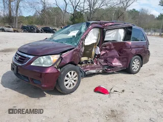 2008 Honda Odyssey EX-L with VIN 5FNRL38728B093795, listed as a IAAI auction lot 41798829 with 1 mi miles. Bid and sale history available at carsss.com. Image 18.