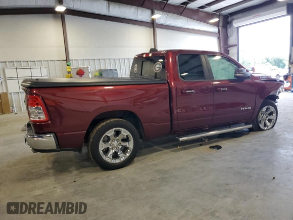2019 Ram 1500 Big Horn z VIN 1C6RREBT3KN639486, wystawiony jako Copart lot #64940864 z przebiegiem 63 879 mil mil oraz Szkoda całkowita • Salvage title. Historia ofert i sprzedaży dostępna na DreamBid. Obrazek 3.