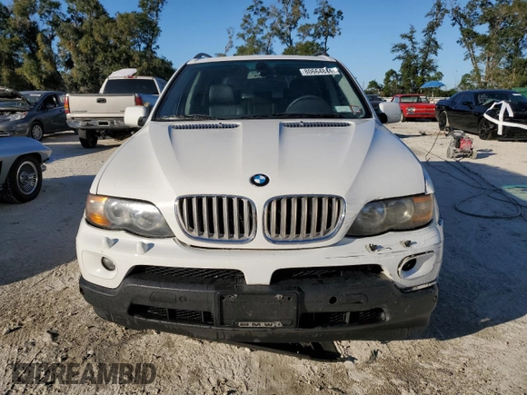 2006 BMW X5 4.4i with VIN 5UXFB53536LV25374, listed as a Copart auction lot 80664864 with 89,897 mi miles and Salvage Title. Bid and sale history available at carsss.com. Image 5.