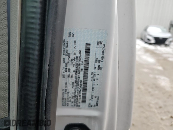 2010 Ford Econoline Cargo Commercial with VIN 1FTNE1EW8ADA35003, listed as a Copart auction lot 45388205 with Not Provided miles and Clean Title. Bid and sale history available at DreamBid. Image 13.