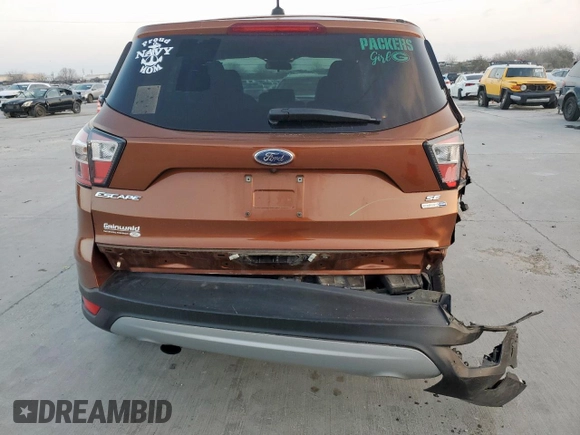 2017 Ford Escape SE with VIN 1FMCU9G92HUA51784, listed as a Copart auction lot 49002645 with 62,797 mi miles and Salvage Title. Bid and sale history available at carsss.com. Image 6.