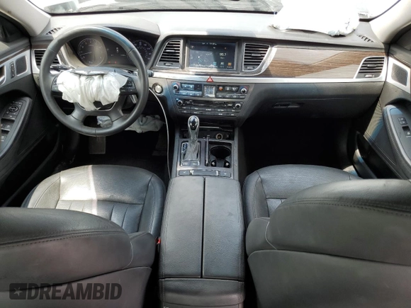 2017 Genesis G80 3.8L z VIN KMHGN4JE0HU209613, wystawiony jako Copart lot #59531725 z przebiegiem 91 939 mil mil oraz Szkoda całkowita • Salvage title. Historia ofert i sprzedaży dostępna na DreamBid. Obrazek 8.
