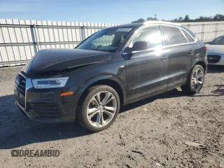 2016 Audi Q3 Prestige with VIN WA1GFCFS8GR003574, listed as a Copart auction lot 45537155 with 107,192 mi miles and Salvage Title. Bid and sale history available at carsss.com. Image 1.