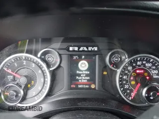2019 Ram 1500 Big Horn with VIN 1C6SRFFT4KN898375, listed as a IAAI auction lot 41194783 with 54,513 mi miles and . Bid and sale history available at DreamBid. Image 7.