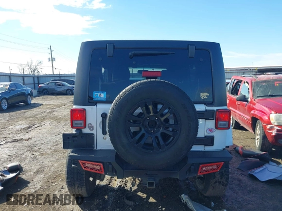 2017 Jeep Wrangler Unlimited Sahara with VIN 1C4BJWEG2HL552382, listed as a IAAI auction lot 41631092 with 96,097 mi miles and . Bid and sale history available at DreamBid. Image 17.