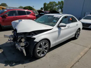 2018 Mercedes-Benz C with VIN 55SWF4JB1JU266497, listed as a Copart auction lot 51714025 with 46,912 mi miles and Clean Title. Bid and sale history available at carsss.com. Image 1.
