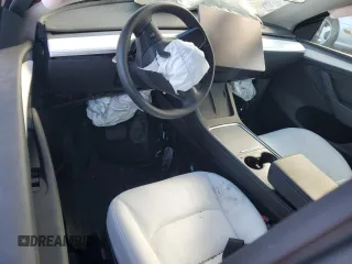 2024 Tesla Model Y Long Range with VIN 7SAYGDEE7RF009984, listed as a Copart auction lot 41662185 with Not Provided miles and Salvage Title. Bid and sale history available at DreamBid. Image 8.