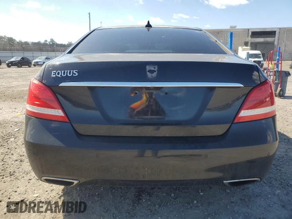 2015 Hyundai Equus Signature with VIN KMHGH4JH6FU091615, listed as a Copart auction lot 50660285 with 146,950 mi miles and Clean Title. Bid and sale history available at DreamBid. Image 6.