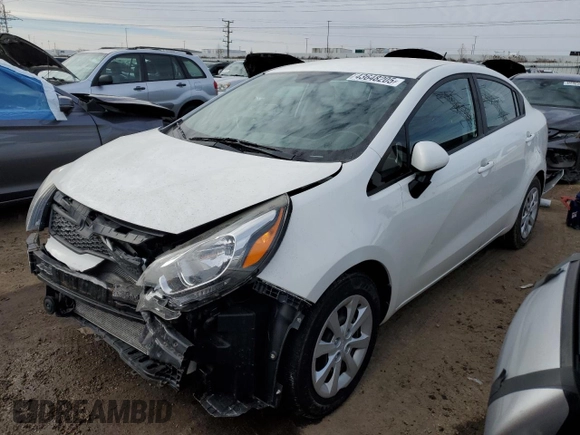 2017 Kia Rio LX z VIN KNADM4A39H6086372, wystawiony jako Copart lot #43648205 z przebiegiem 138 381 mil mil oraz Szkody całkowita. Historia ofert i sprzedaży dostępna na DreamBid. Obrazek 1.