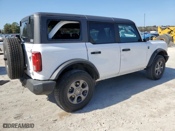 2023 Ford Bronco with VIN 1FMEE5BP5PLB86704, listed as a Copart auction lot 43146535 with 52,044 mi miles and Non Repairable. Bid and sale history available at carsss.com. Image 3.