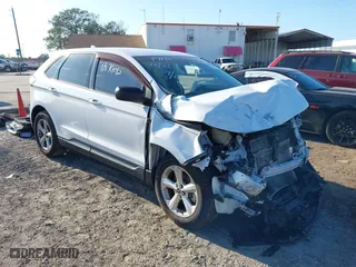 2015 Ford Edge SE with VIN 2FMTK3G81FBB37553, listed as a IAAI auction lot 41316586 with 1 mi miles. Bid and sale history available at carsss.com. Image 1.