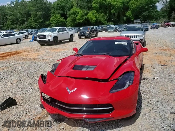 2014 Chevrolet Corvette 1LT with VIN 1G1YB2D71E5134308, listed as a Copart auction lot 59693705 with 72,822 mi miles and Salvage title. Bid and sale history available at DreamBid. Image 13.