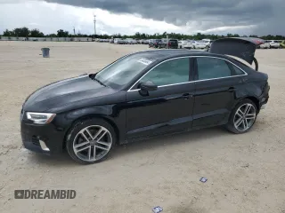 2019 Audi A3 Sedan Premium with VIN WAUAUGFF5K1009283, listed as a Copart auction lot 59403494 with 19,749 mi miles and Salvage Title. Bid and sale history available at carsss.com. Image 1.