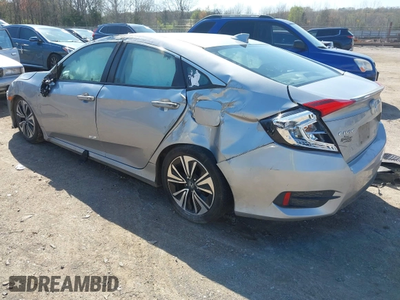 2017 Honda Civic Sedan EX-T with VIN 19XFC1F30HE013214, listed as a IAAI auction lot 41931716 with 185,215 mi miles. Bid and sale history available at carsss.com. Image 3.