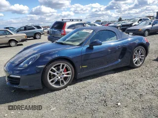 2013 Porsche Boxster S with VIN WP0CB2A87DS132884, listed as a Copart auction lot 47368445 with 96,404 mi miles and Salvage Title. Bid and sale history available at carsss.com. Image 1.