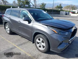 2022 Toyota Highlander LE with VIN 5TDZZRAH5NS122458, listed as a IAAI auction lot 41603789 with 62,481 mi miles and . Bid and sale history available at DreamBid. Image 1.