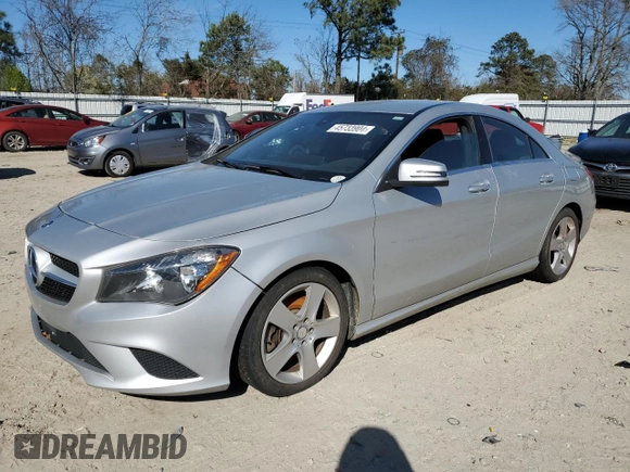 2015 Mercedes-Benz CLA 250 with VIN WDDSJ4GB8FN243447, listed as a Copart auction lot 45733904 with 124,235 mi miles and . Bid and sale history available at DreamBid. Image 1.