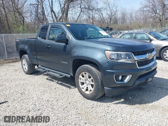 2018 Chevrolet Colorado 4WD LT with VIN 1GCHTCEN1J1111605, listed as a IAAI auction lot 41923283 with 66,604 mi miles. Bid and sale history available at carsss.com. Image 1.